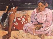 Paul Gauguin Tahitian Women (On the Beach) (mk09) USA oil painting artist